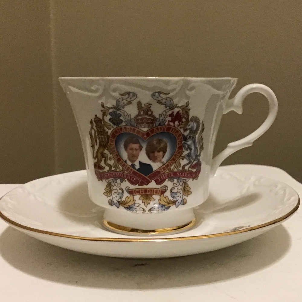 Vintage - Charles and Diana Royal Wedding Tea Cup and Saucer
